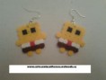 ORIGINALES PENDIENTES BOB ESPONJA