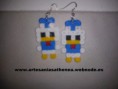 PENDIENTES PATO DONALS